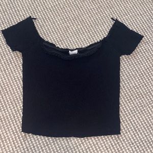 Black Crop Top